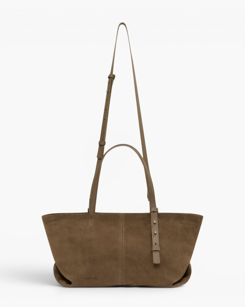 Bolsa Ana Camurça Taupe