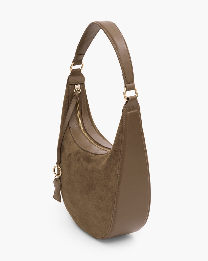 Bolsa Fefa Camurça Taupe