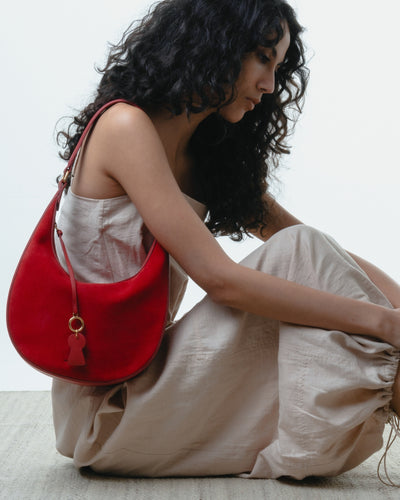 Bolsa Fefa Camurça Tomate