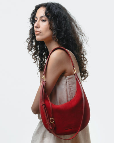 Bolsa Fefa Camurça Tomate