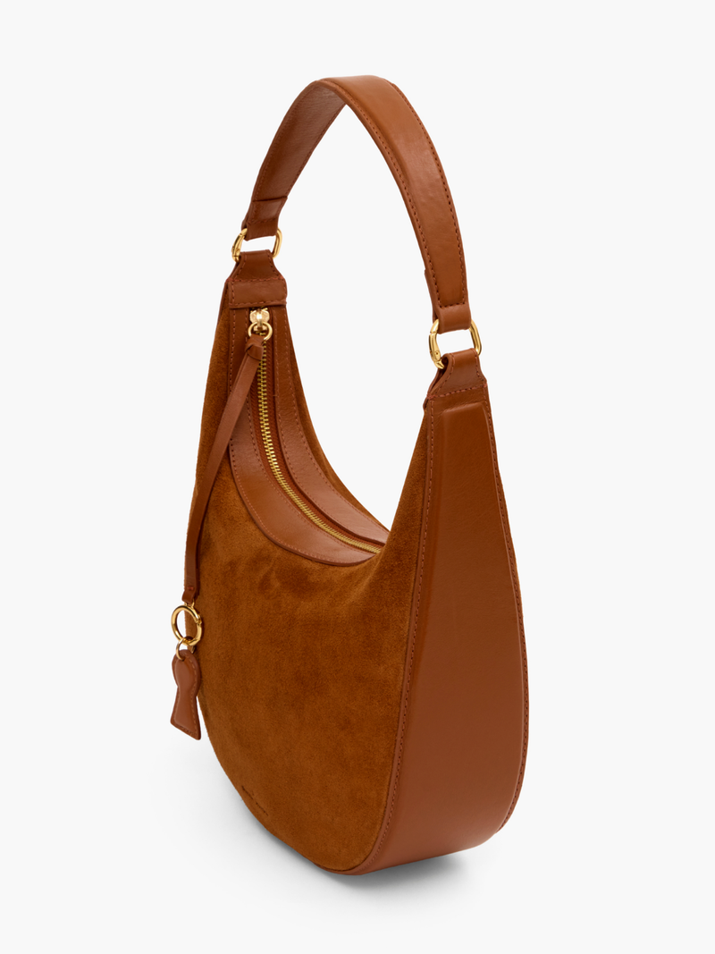 Bolsa Fefa Camurça Ferrugem