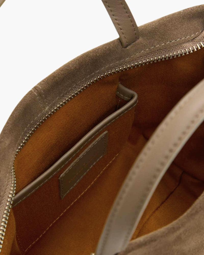 Bolsa Ana Pequena  Camurça Taupe