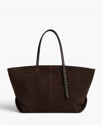 Bolsa Ana Giga Camurça Chocolate