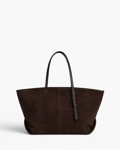 Bolsa Ana Giga Camurça Chocolate