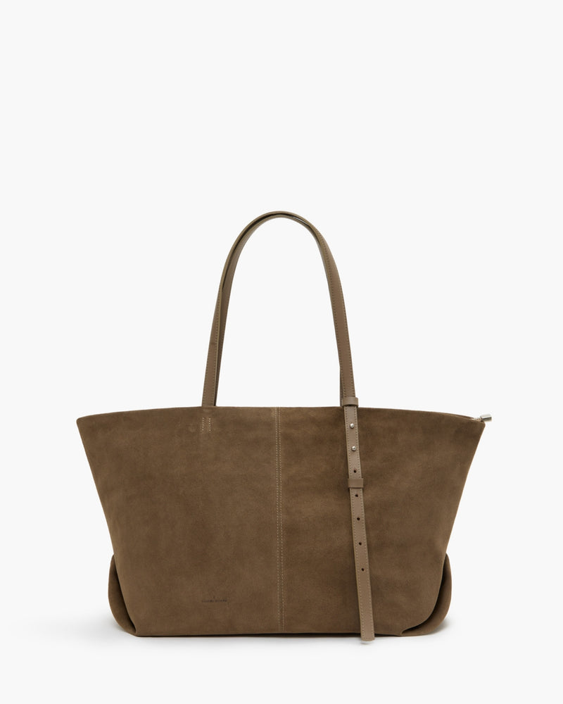 Bolsa Ana Giga Camurça Taupe