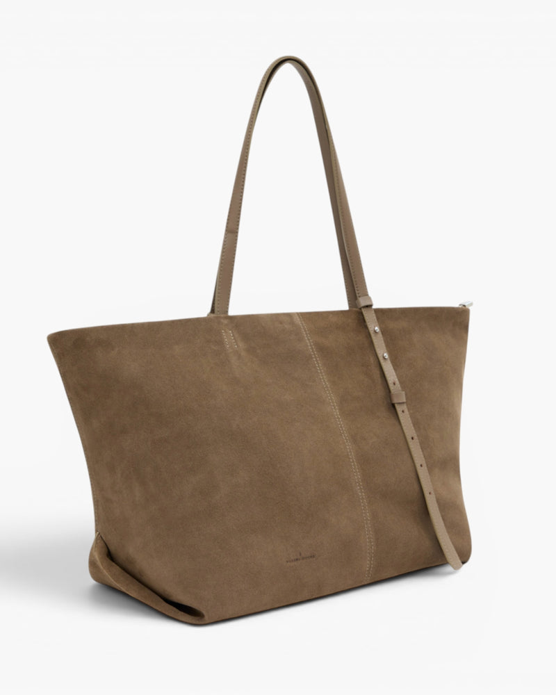 Bolsa Ana Giga Camurça Taupe