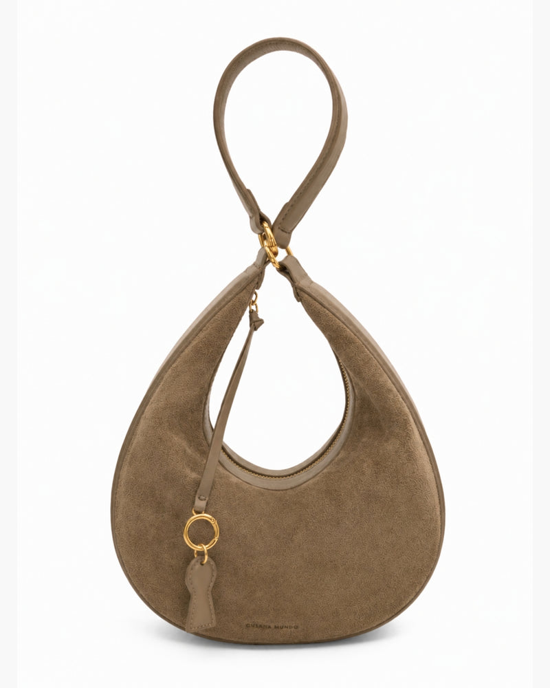 Bolsa Fefa Camurça Taupe
