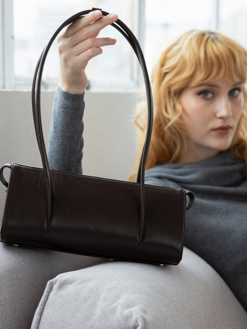 Bolsa Natasha Baguete Café