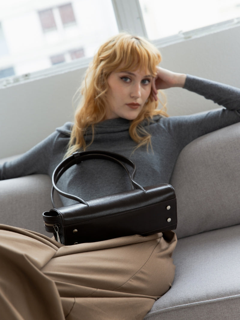 Bolsa Natasha Baguete Café