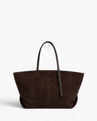 Bolsa Ana Giga Camurça Chocolate