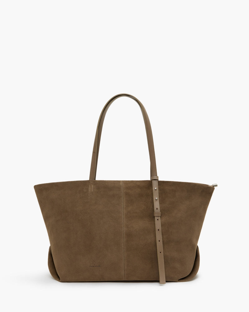 Bolsa Ana Giga Camurça Taupe